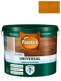 Универсальная пропитка для древесины Pinotex Universal 2 в 1 Цвет: Орегон 2,5 л
