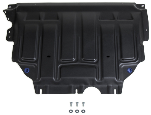 Защита картера и КПП Rival для Skoda Karoq (V - 1.4 (150 л.с.)) 2020-н.в./Skoda Kodiaq (V - 1.4 (125/150 л.с.); 2.0 (180 л.с.)) 2017-2021/Skoda Kodiaq (V - 2.0D (150 л.с.)) (с Webasto) 2017-2021/Volkswagen Taos (V - 1.4 (150 л.с.)) 2021-н.в./Volkswagen Tiguan II (V - 1.4 (125/150 л.с.); 2.0 (180 л.с.); 2.0D (150 л.с.)) 2016-2020/Volkswagen Tiguan II рестайлинг (V - 2.0 (180 л.с.)) 2020-н.в., сталь 1.5 мм, с крепежом, штампованная, 111.5127.1