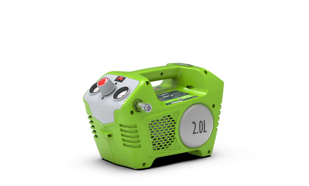 Аккумуляторный компрессор Greenworks G40AC, 4100802	,40v, без АКБ и ЗУ