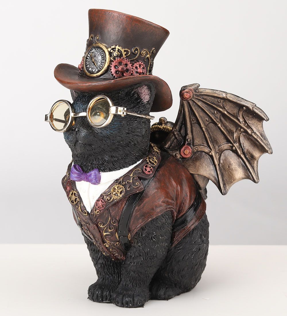 Veronese WS-1358 Статуэтка в стиле Стимпанк «Кот-изобретатель»