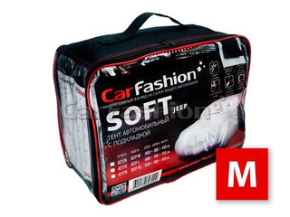 Тент автомобильный M - Серебристый «CarFashion» - «JEEP SOFT M» 42174