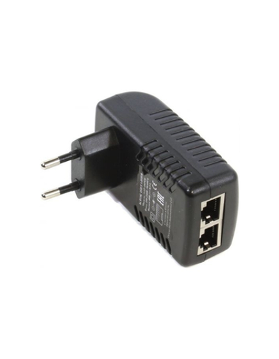 ORIENT SAP-48POE, PoE инжектор питания 24 Вт, AC 100-240V/ DC 48V, 0.5A, вход: RJ45 LAN 10/100, выход: RJ45 PoE тип B (4/5+,7/, совместим с оборудованием PoE IEEE 802.3af, уст.в розетку (29968)