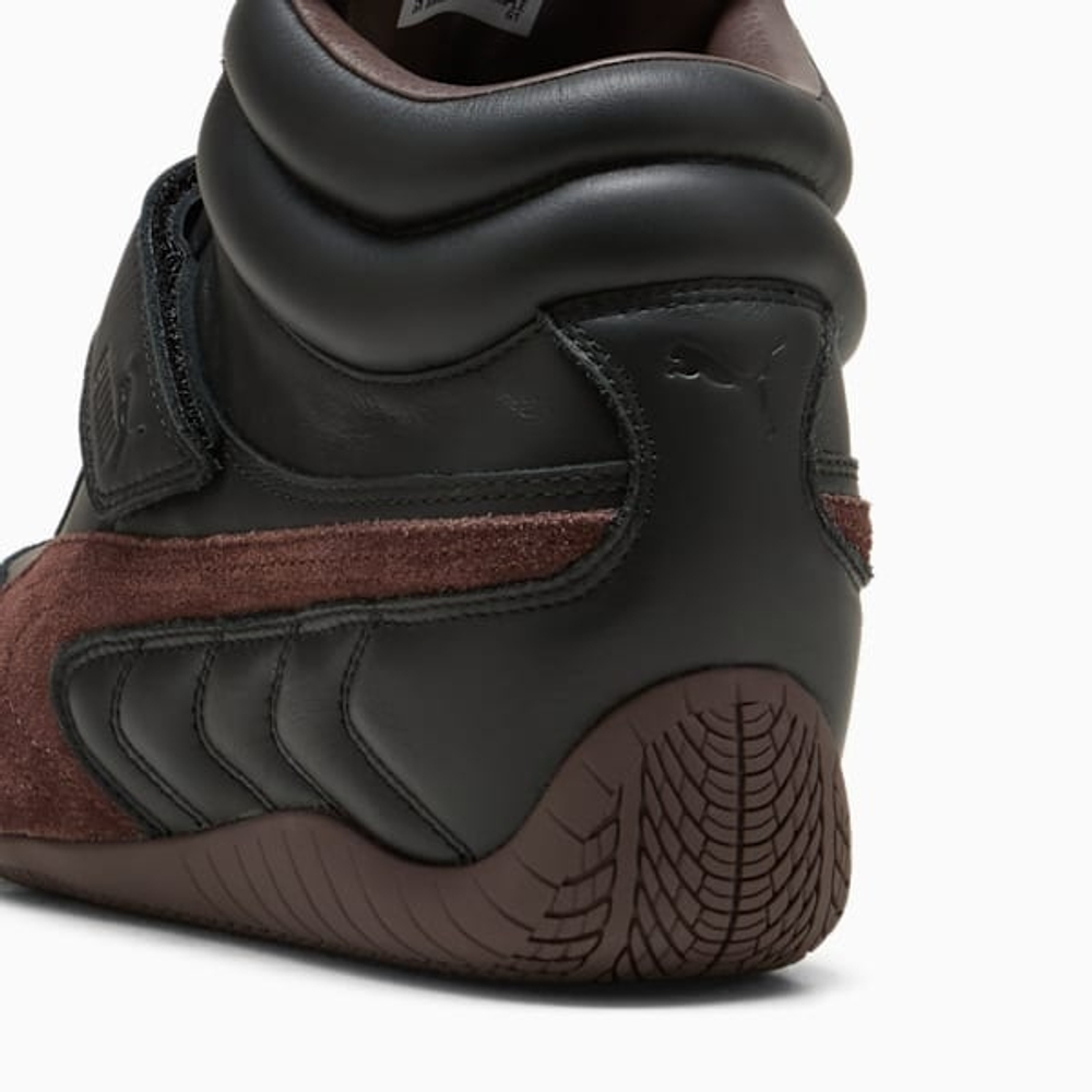 PUMA Женские кроссовки Speedcat Wedge, черный/коричневый