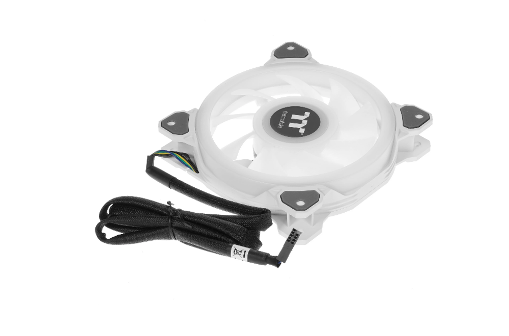 Комплект вентиляторов Thermaltake Riing Quad 12 RGB Radiator Fan White TT Premium Edition [CL-F100-PL12SW-A]