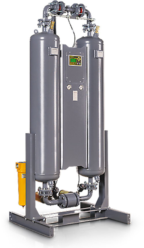 Адсорбционный осушитель comprag adx-160-f-pdp с цифровым управлением по точке росы