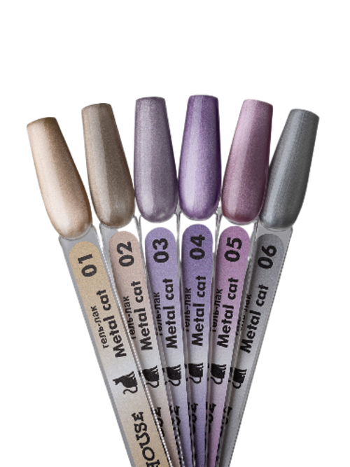 Гель-лак Metal cat 01 Pink House 10мл