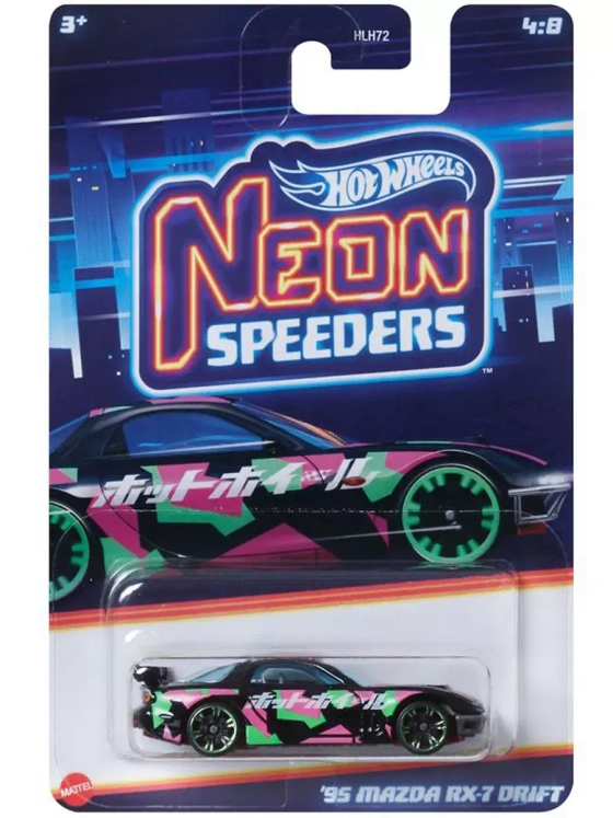 Базовая машинка Хот Вилс Neon Speeders HLH72 HRW70