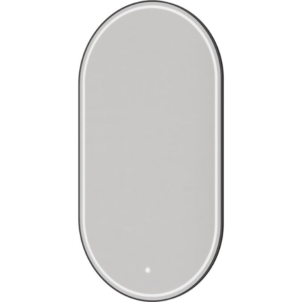Зеркало овальное Armadi Art Modern 60*110 568-GM подсветка, сенсор, антизапотевание, GUN METAL