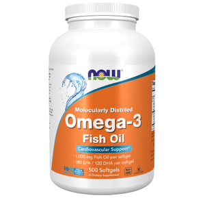 NOW Omega-3 500 гелевых капсул