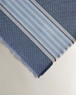 ZARA HOME СКАТЕРТЬ В ПОЛОСКУ, СИНИЙ