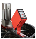 Медогонка Стрекоза 4-х рамочная, оборотная, нержавеющая сталь, с электроприводом на 220В (РЭК-1) кран пластик (РБ)