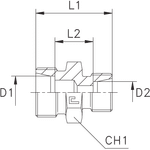 Соединение PR DL12 DL10 (корпус, нерж.)