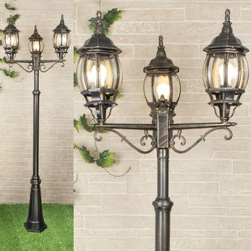 Светильник на столбе NLG99HL005 чёрное золото Elektrostandard