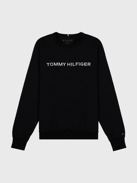 Свитшот Tommy Hilfiger Tommy Embroidered Hilfiger Icon Black