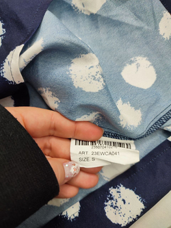 Блузка Easy GLD Glenfield в горох 44 размер