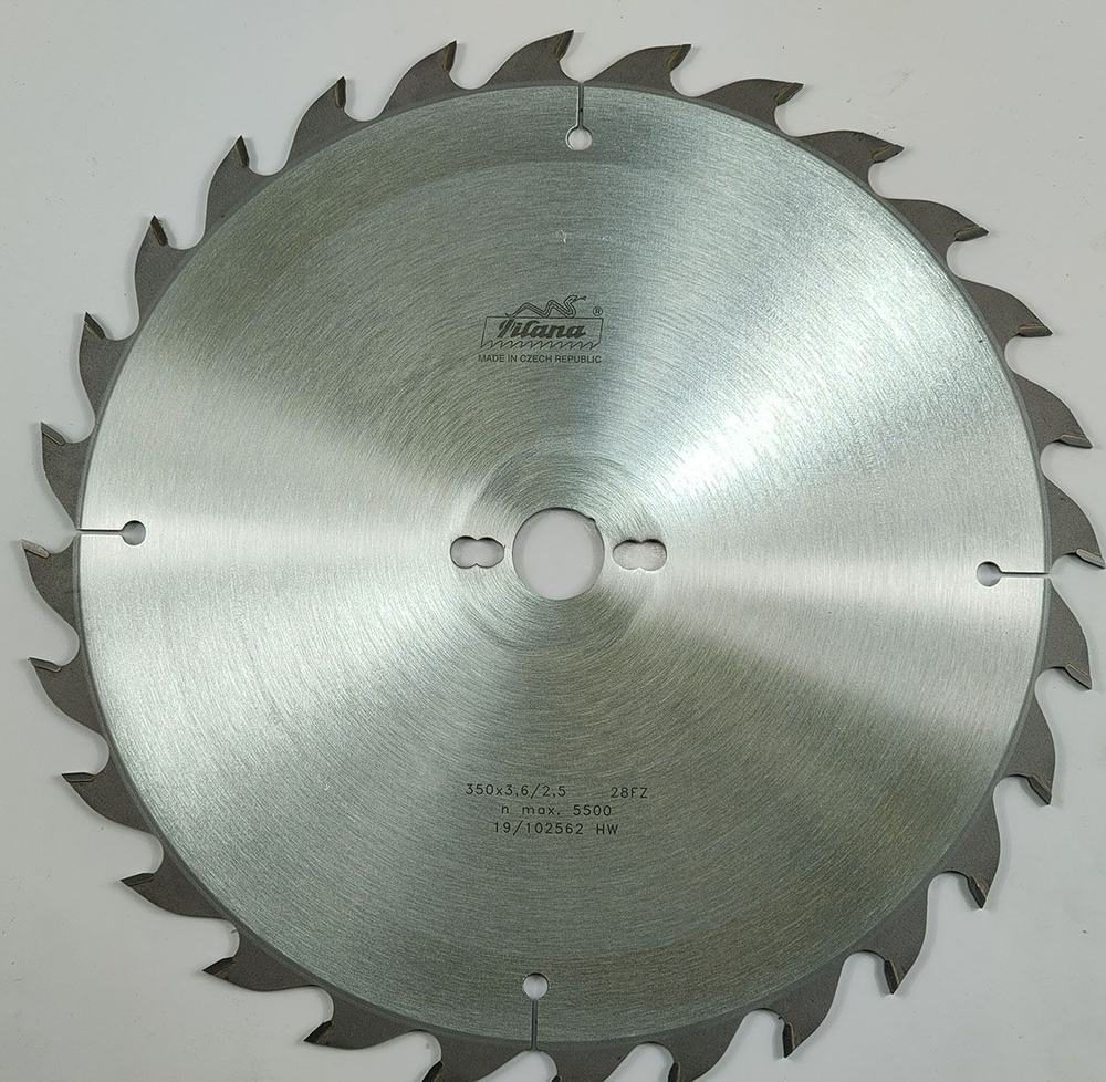 Пила дисковая TCT "Pilana" 350x3.6/2.5x30 z28 80-40 FZ