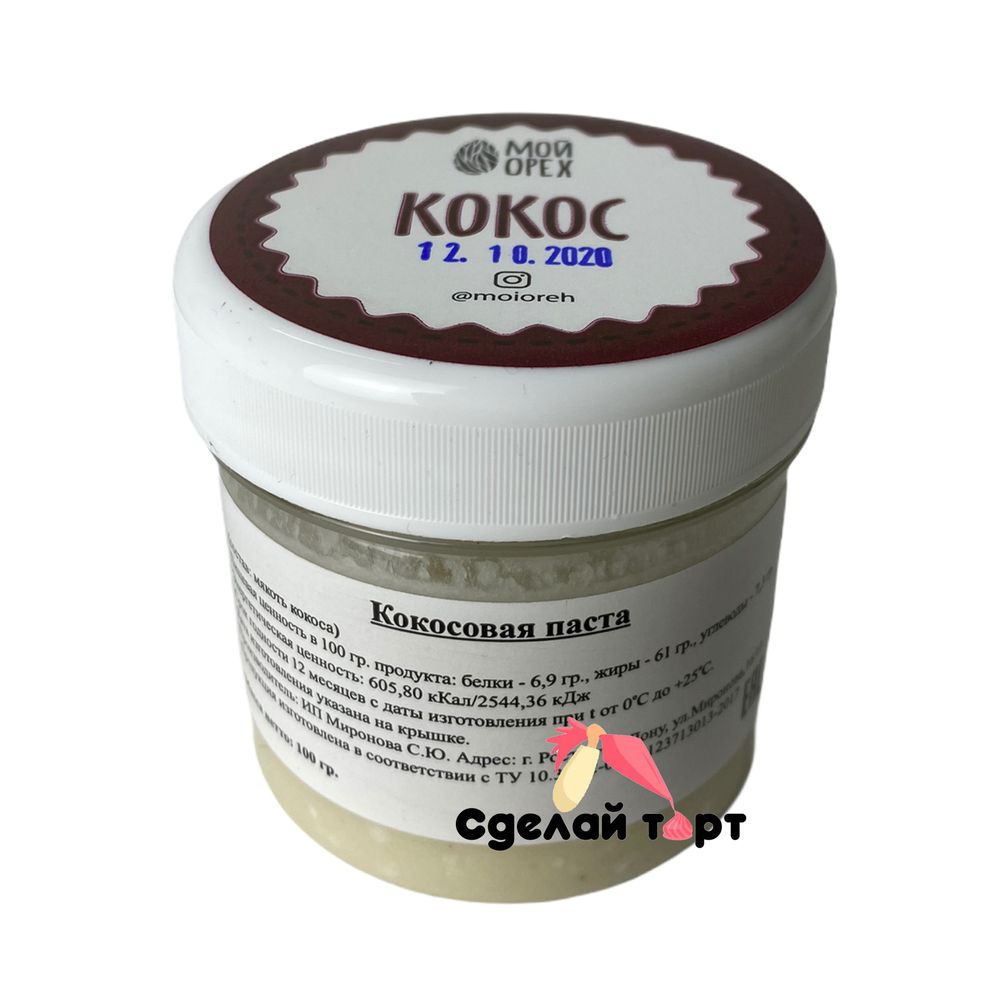 Кокосовая паста &quot;Мой Орех&quot; 100г