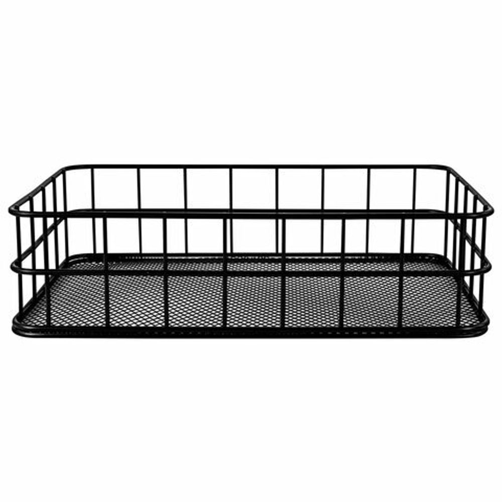 Органайзер корзинка для косметики и мелочей металлическая MONTE VITA, 242х162х63 мм, черный, 272482