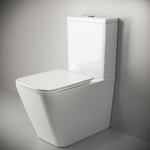Унитаз-компакт Ceramica Nova Cubic Rimless CN1803 36 x 64 x 84 см напольный безободковый с бачком с сиденьем Soft Close