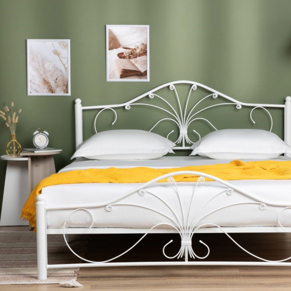 Кровать Форвард Прованс 160*200, белый шагрень