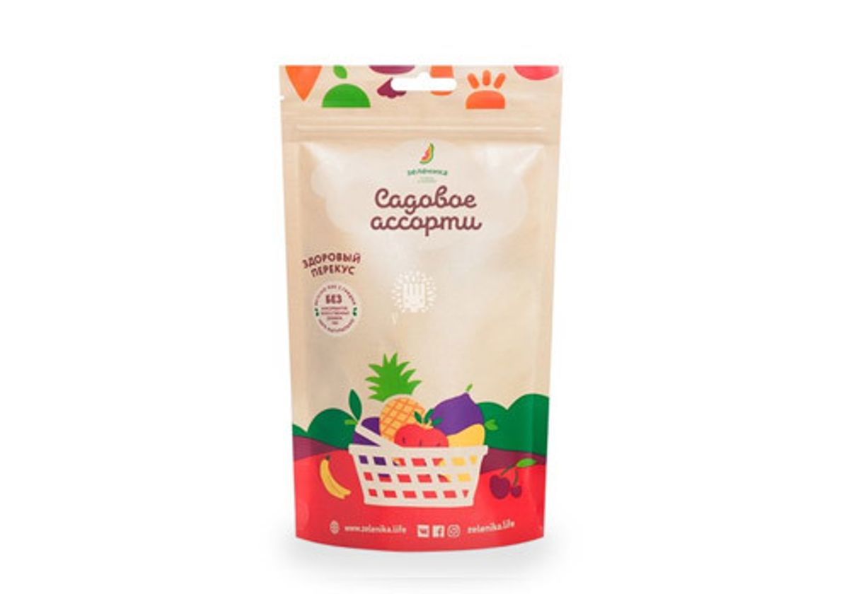 Здоровый фруктовый перекус из садового ассорти, 20г