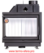 Каминная топка Экокамин Альфа 700 L два стекла левая