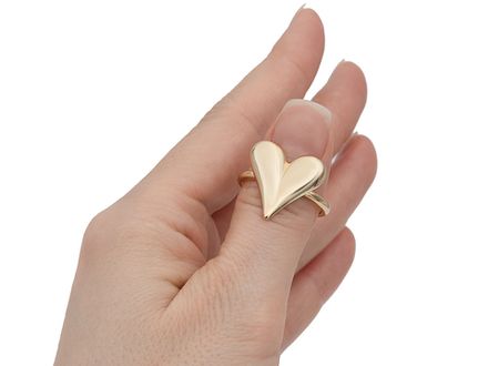 Кольцо "Сердце", 19мм