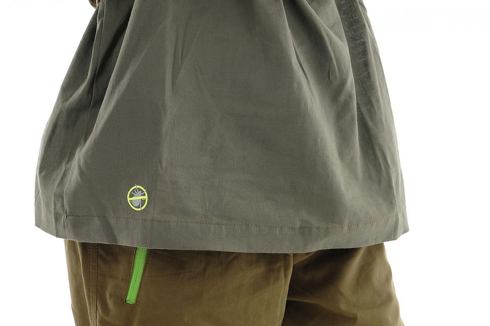 Костюм противоэнцефалитный «Элит Барьер» для детей (хаки/салатовый)