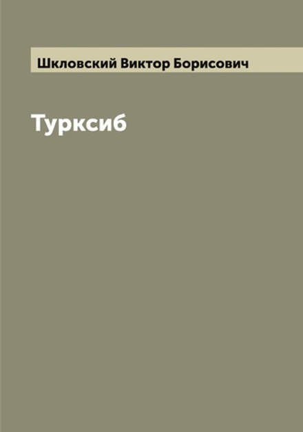 Турксиб | Шкловский Виктор Борисович