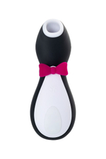 Вакуум-волновой бесконтактный стимулятор клитора Satisfyer Penguin (Цвет: черный с белым)