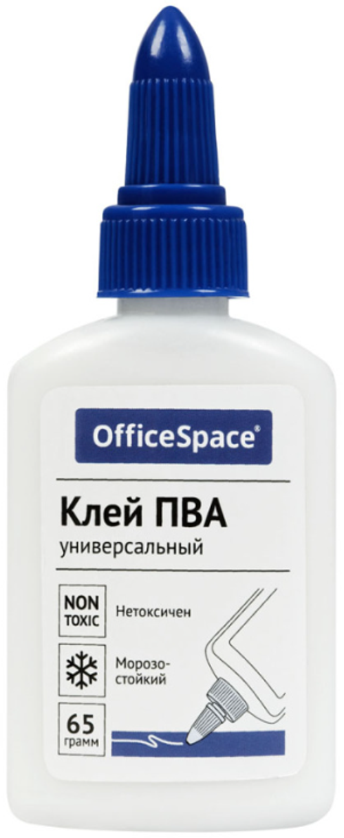 Клей ПВА ОффисПрайс 65г с дозатором