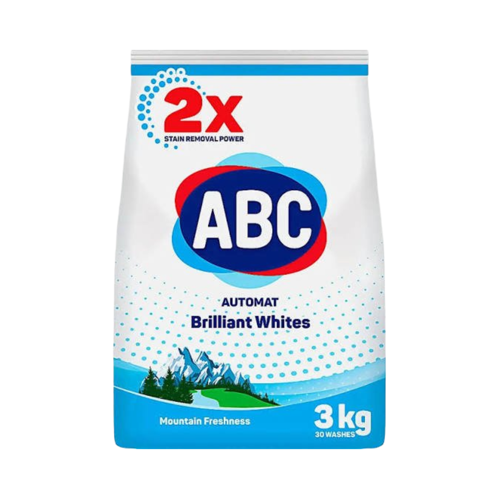 Стиральный порошок "ABC" горная свежесть 3кг