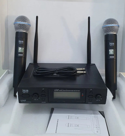 Комплект микрофонов беспроводных 2 шт. ISA WM-U16, черный цвет