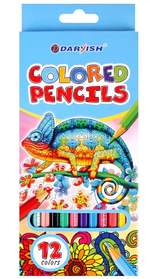 Карандаши 12цв. "Зверята" корпус пластиковый шестигран. (Darvish)