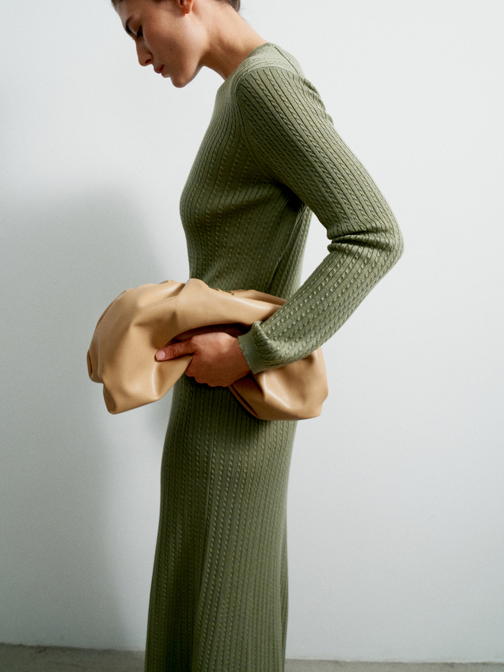 Джемпер SHANTY с длинным рукавом, хаки