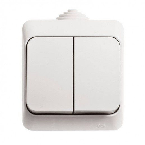 Выключатель двухклавишный Этюд ВА 10-042В Schneider Electric