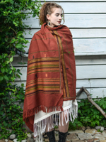 Шаль с  гуджаратской вышивкой