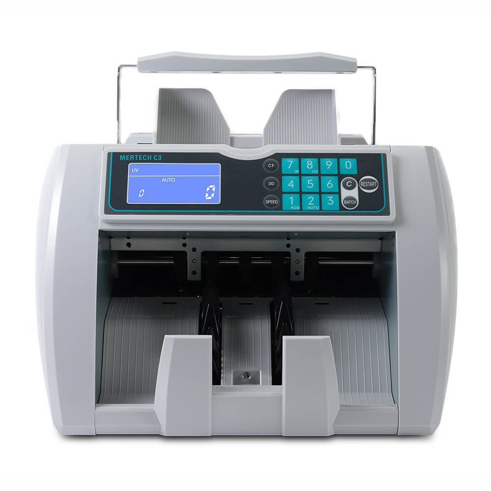 Мультивалютный счетчик банкнот  MERTECH C-3 White