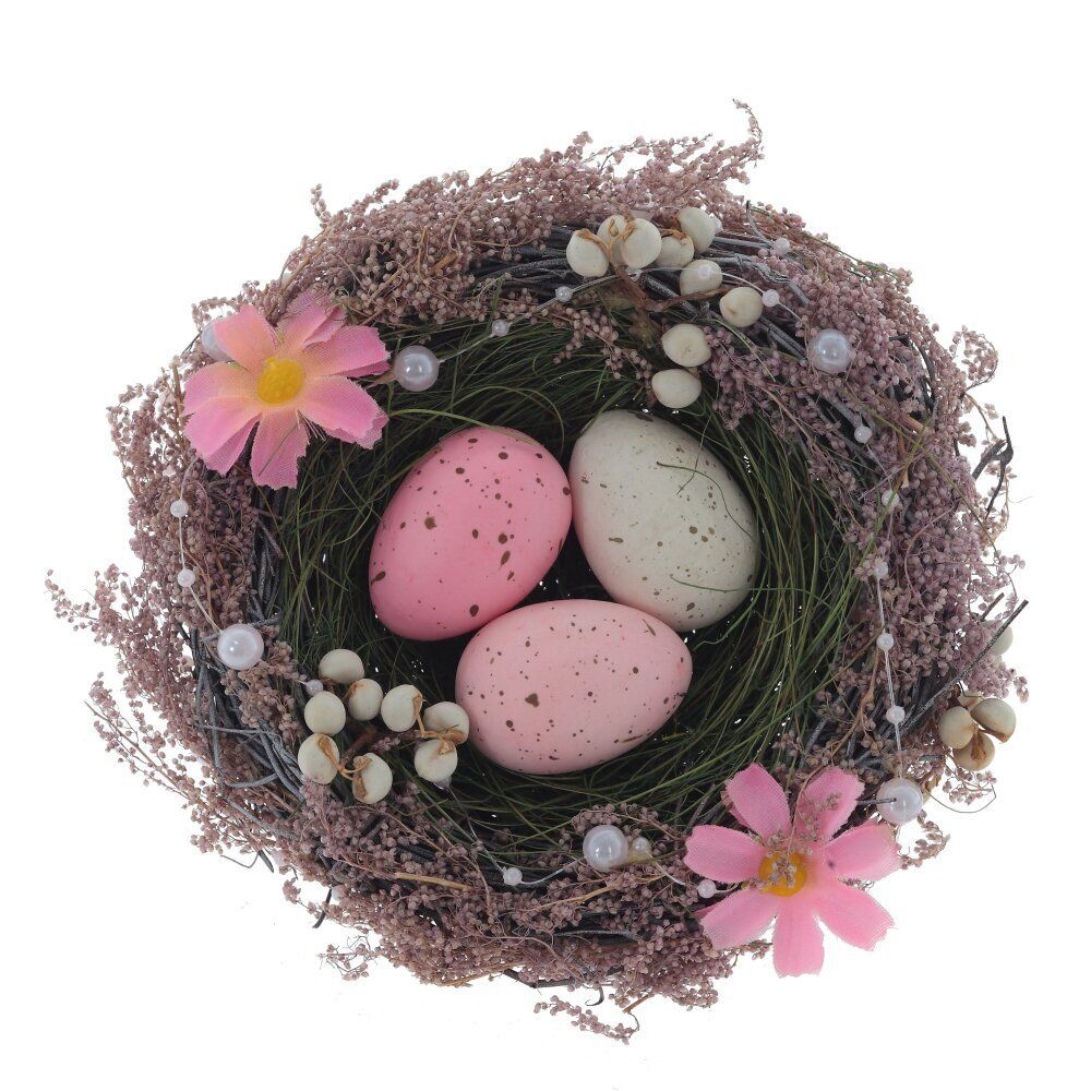GAEM Изделие декоративное "Гнездо пасхальное", L13 W13,5 H7,5 см