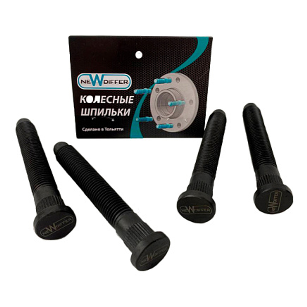 Шпильки колесные Спорт L60 М12х1.5 Класс прочности 12.9 (4 шт) для Hyundai/Kia