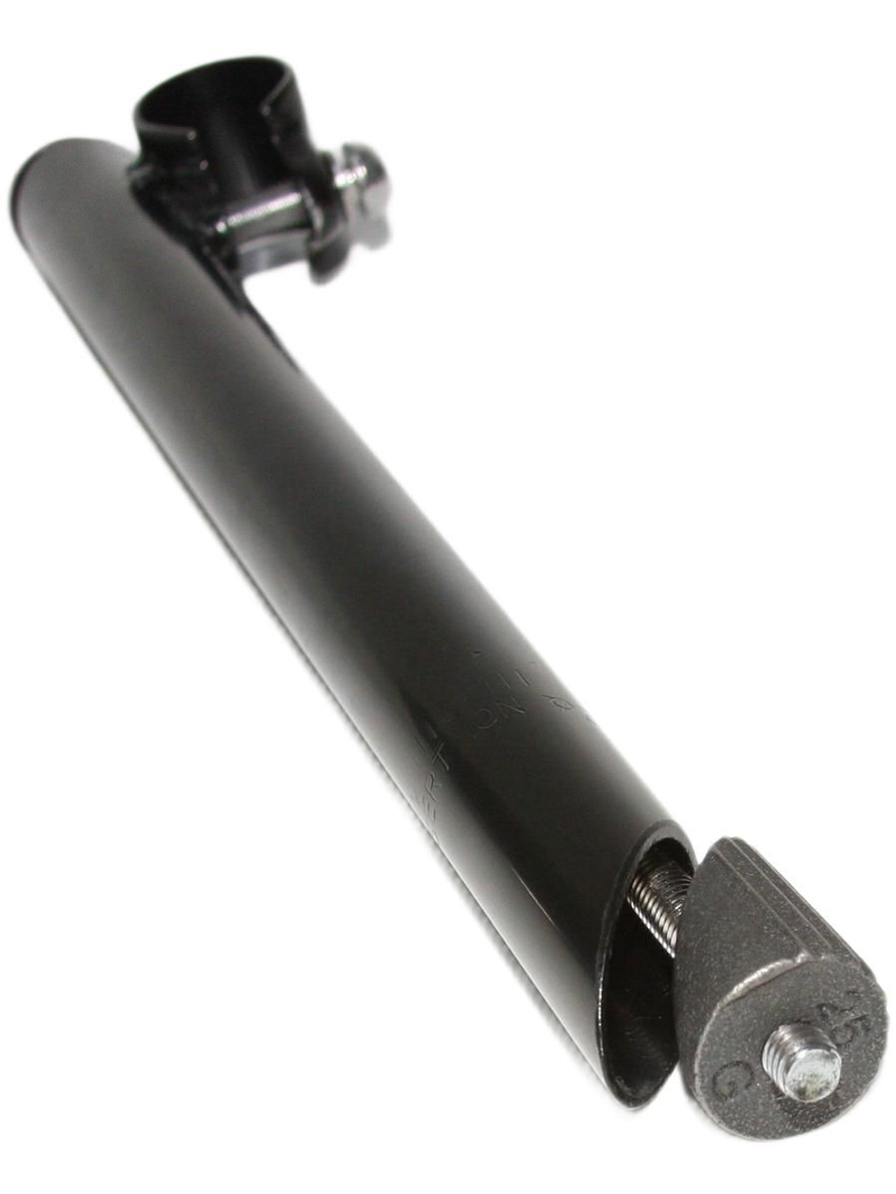 Шток штырь держатель руля D25.4mm L300mm черный для велосипеда