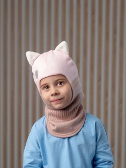 Шлем зимний вязаный (Пион) КИС