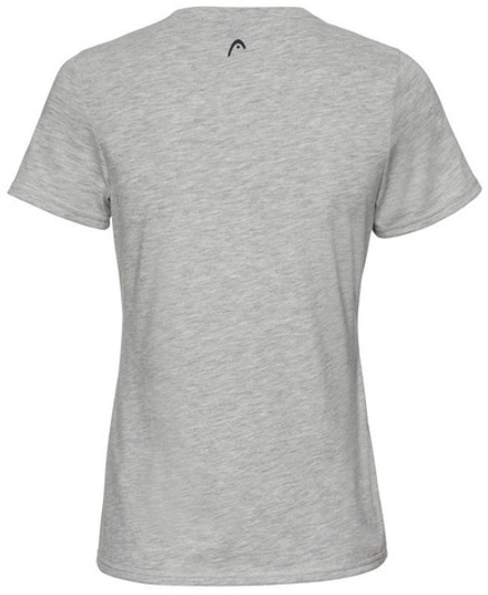 Женская теннисная футболка Head Club Lara T-Shirt - серый