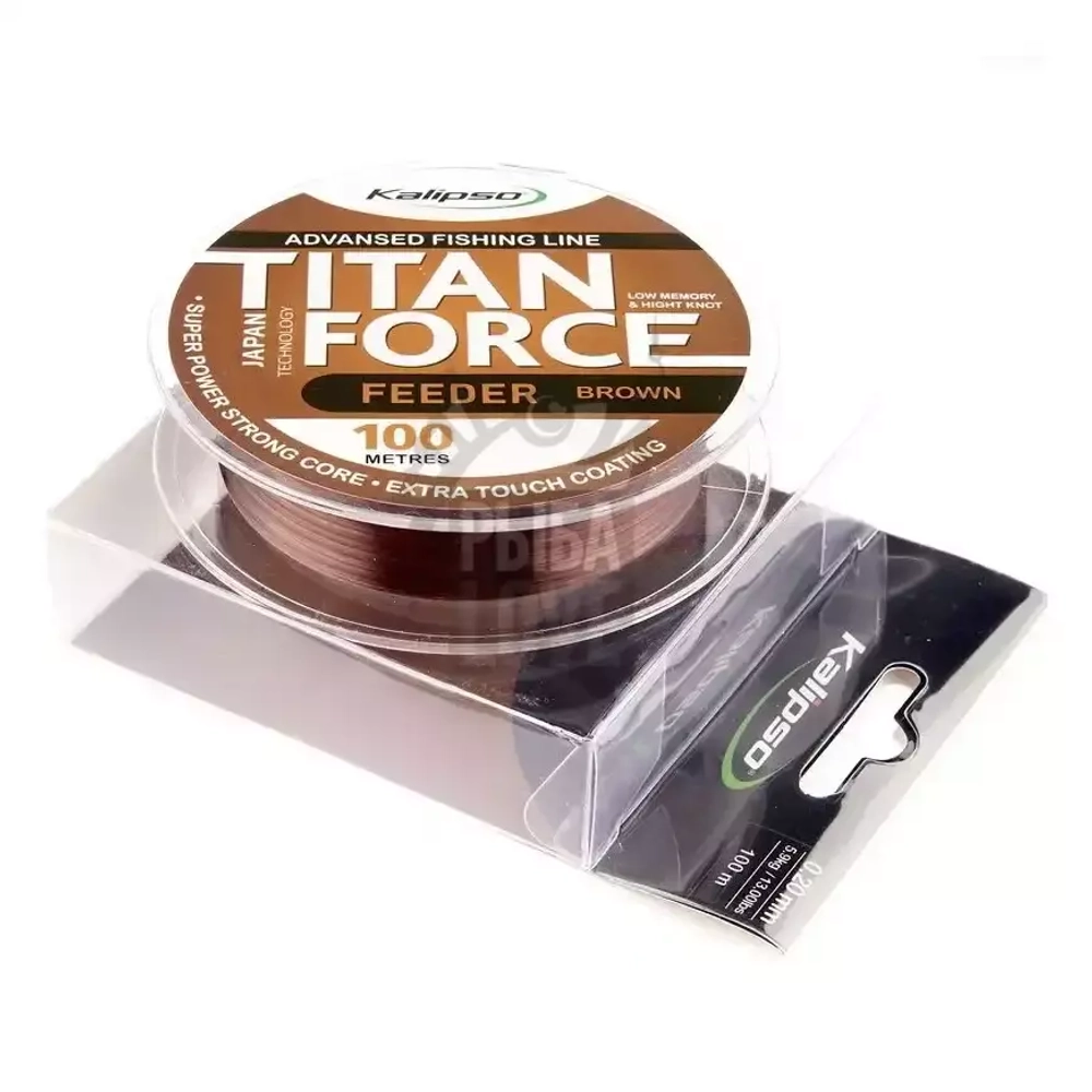 Леска Kalipso Titan Force Feeder BR 100м 0.25-0.35мм