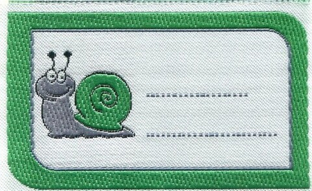 "Annet" Нашивка вышитая "Улитка" 5,5*3,2см