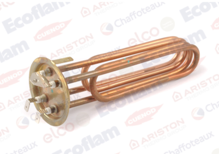 Нагревательный элемент (ТЭН) для водонагревателя Ariston AURES 5.5KW 65118308