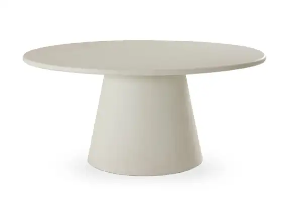 Стол обеденный Menvix, 160х90 см, белый микроцемент