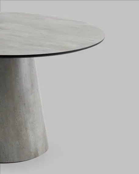 Стол Sesamo Ø120 см, HPL метрополитан