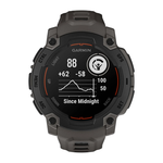 Спортивные часы Garmin Instinct E, 45 мм, силиконовый ремешок угольного цвета Чёрный безель. Ремешок с классической застёжкой — на запястье обхватом 132–213 мм