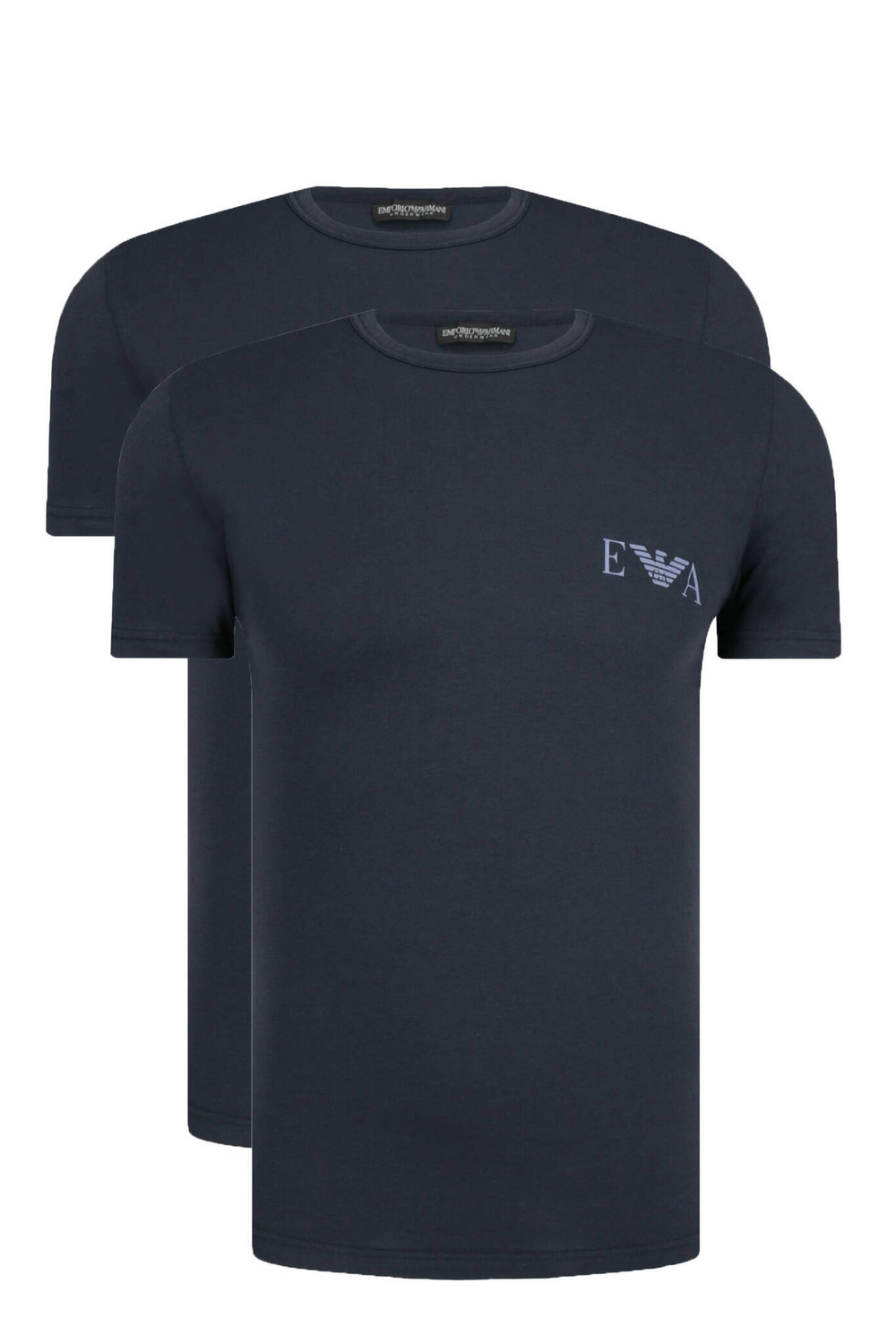 Футболка 2-pack Emporio Armani - темно-синий(111670 3F715)